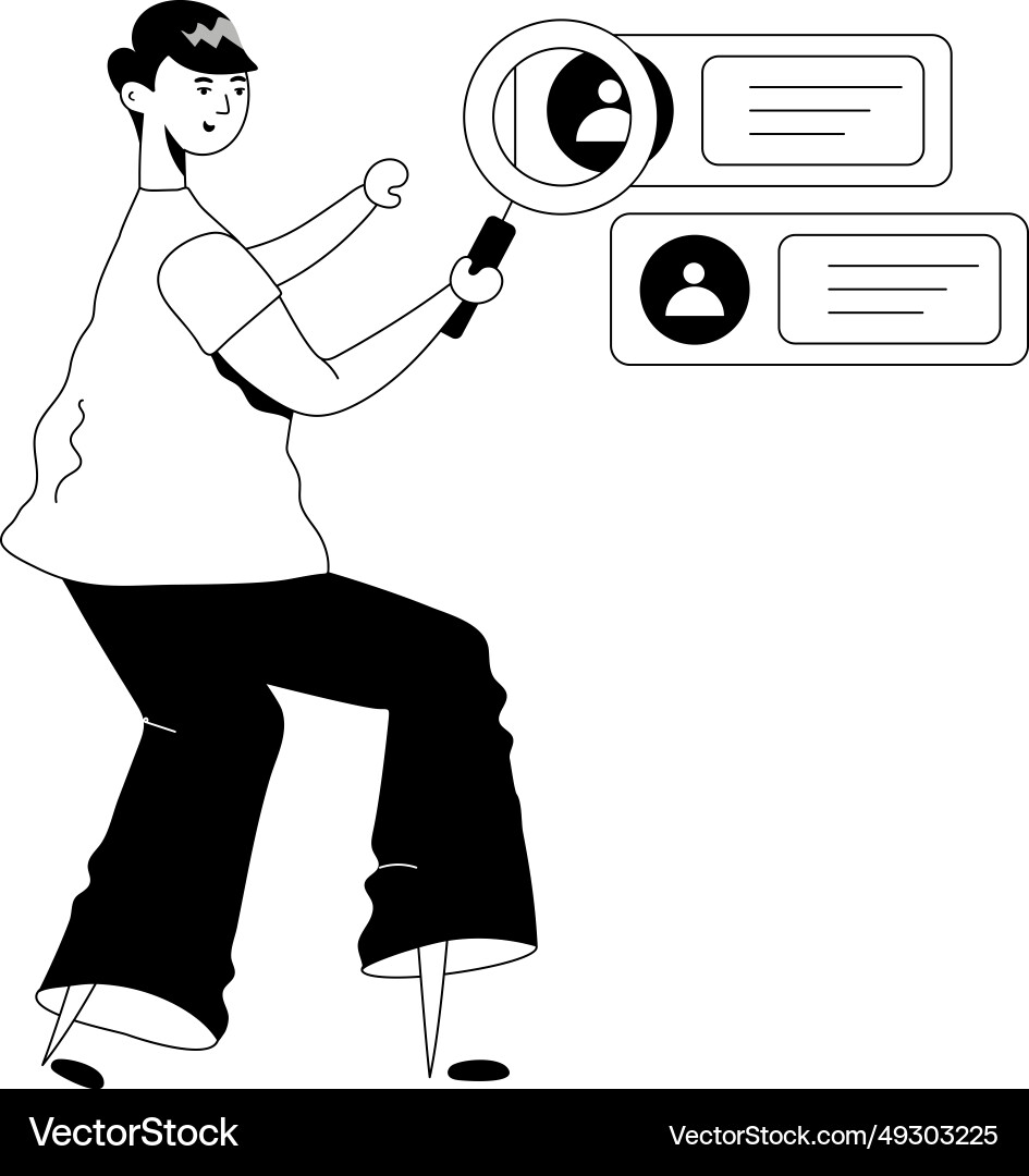 Recruiter Royalty Free Vector Image - VectorStock