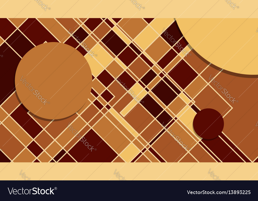 Squares abstract background business presentation Vector Image