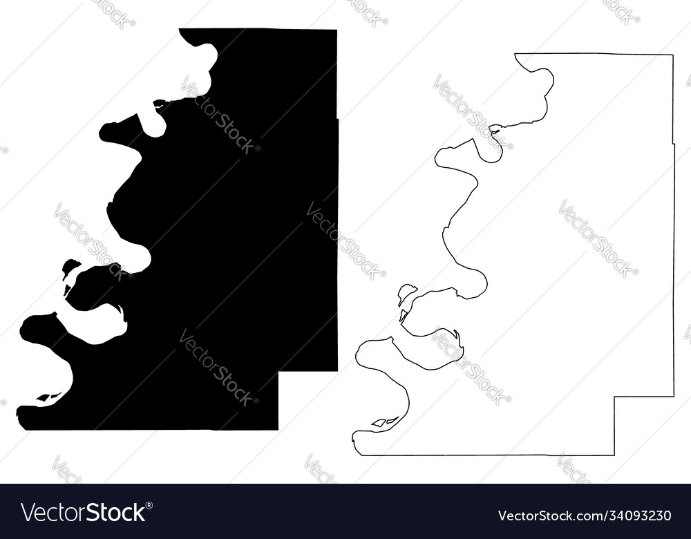 Bolivar county mississippi us united Royalty Free Vector