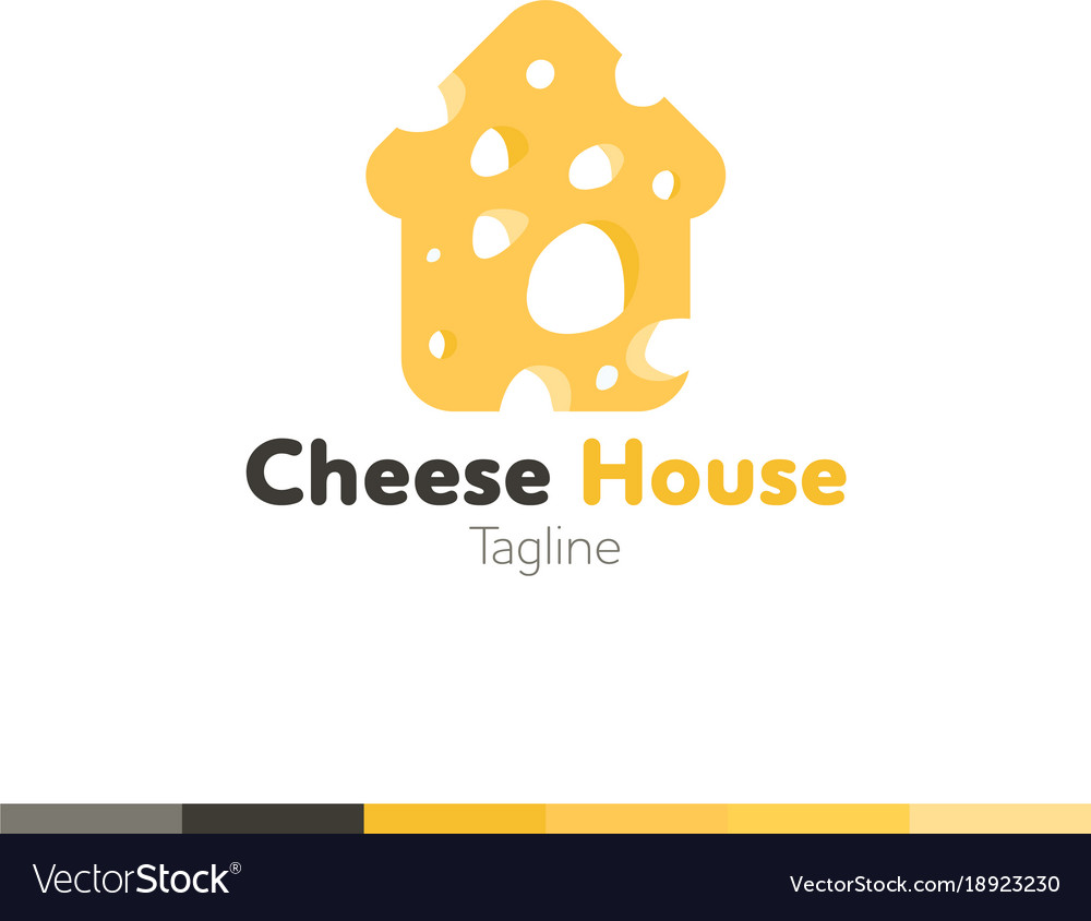 Cheese house Royalty Free Vector Image - VectorStock