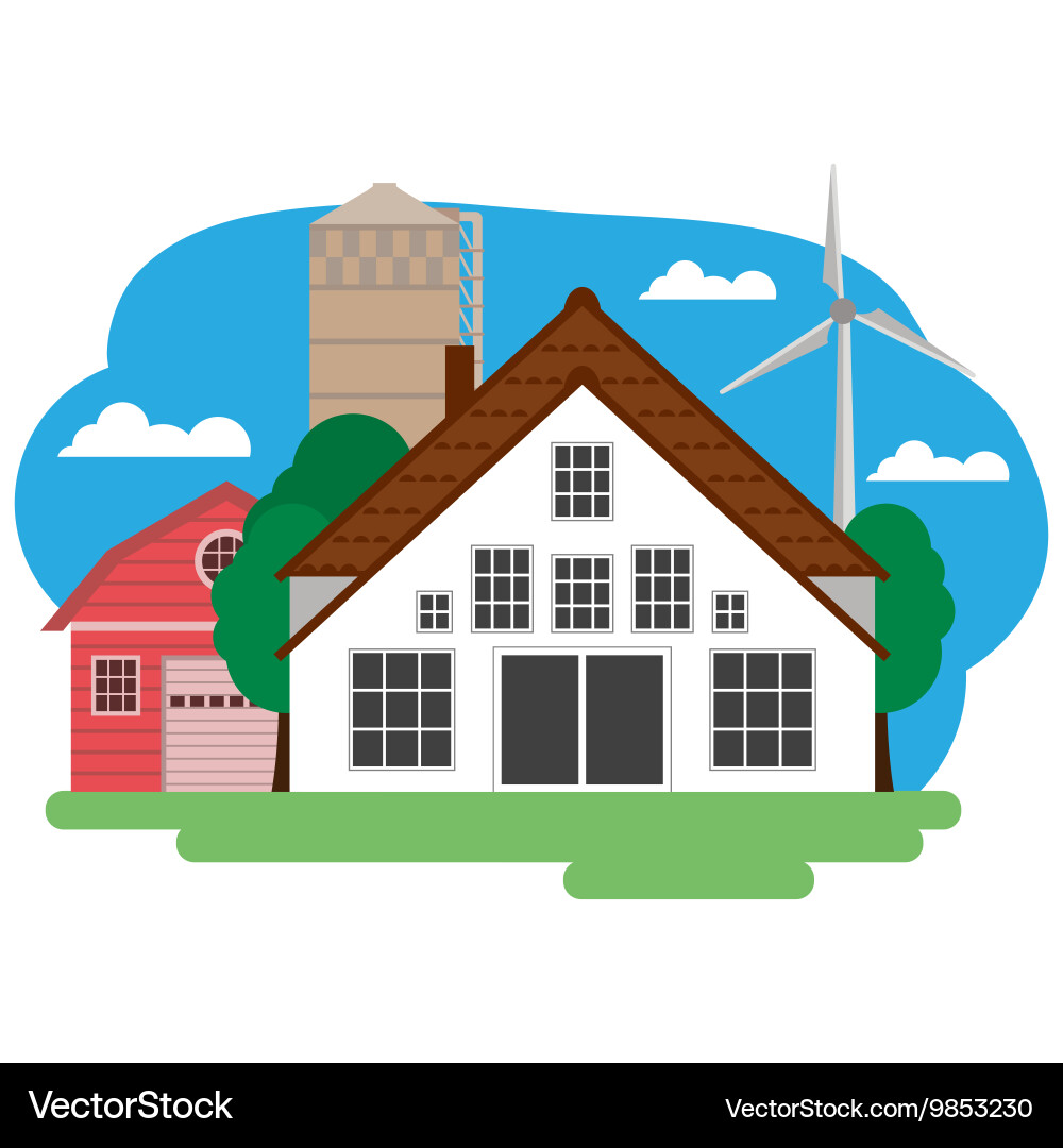 Farm Royalty Free Vector Image - VectorStock