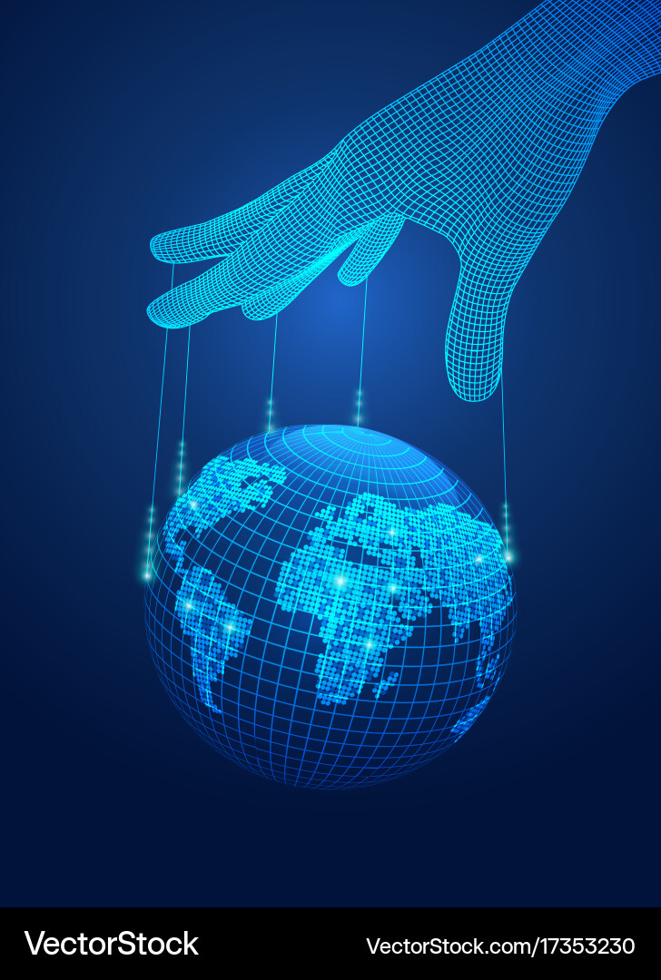 Puppet Master Royalty Free Vector Image Vectorstock