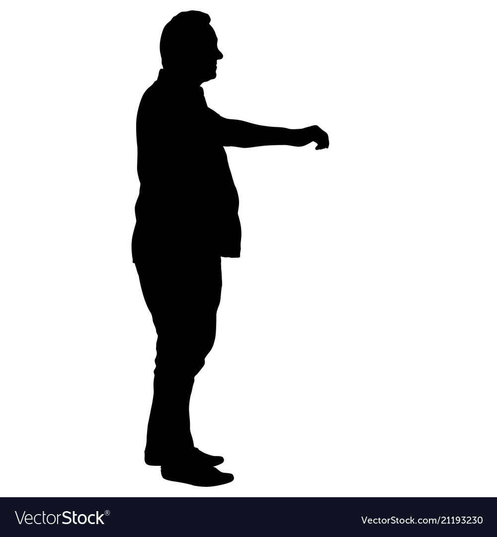 Silhouette of people walking on white background