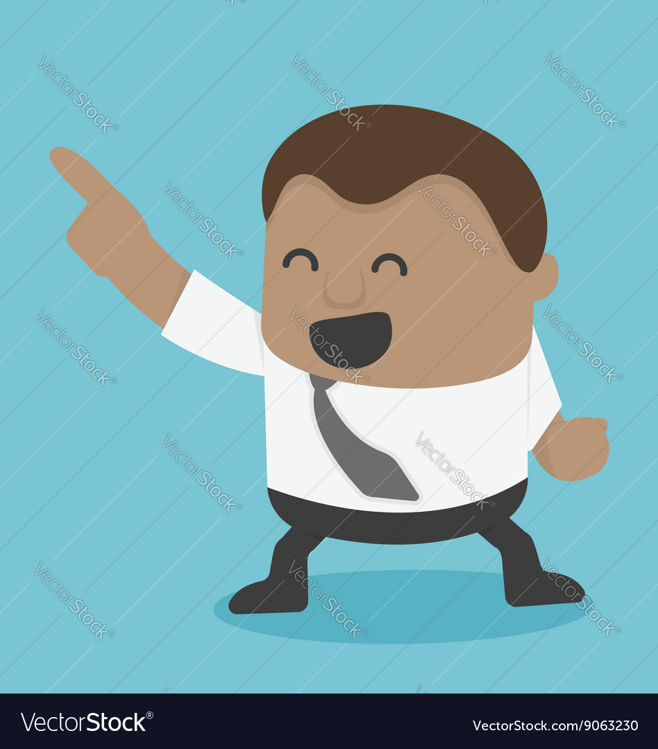 Young african businessman confident Royalty Free Vector