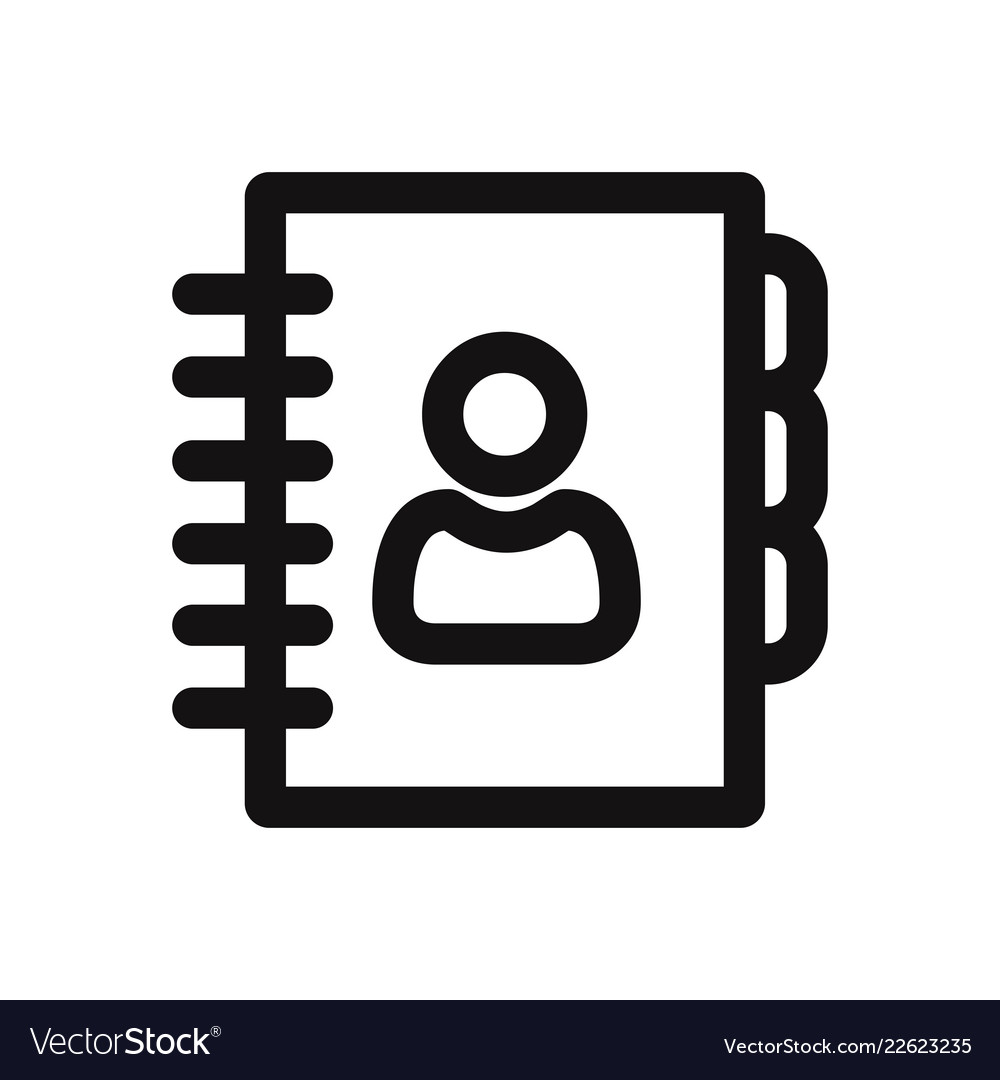 Agenda Icon Royalty Free Vector Image Vectorstock