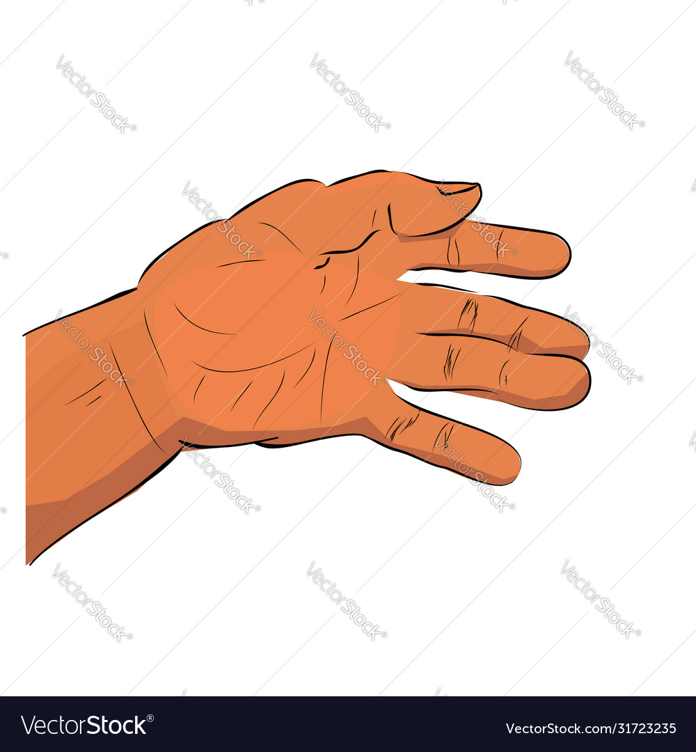 Conceptual simple hand draw sketch for victim Vector Image