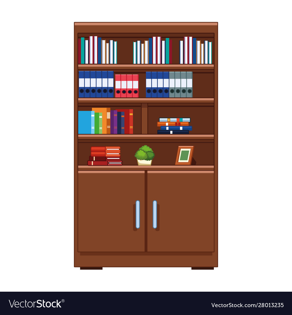 Home library with books icon Royalty Free Vector Image