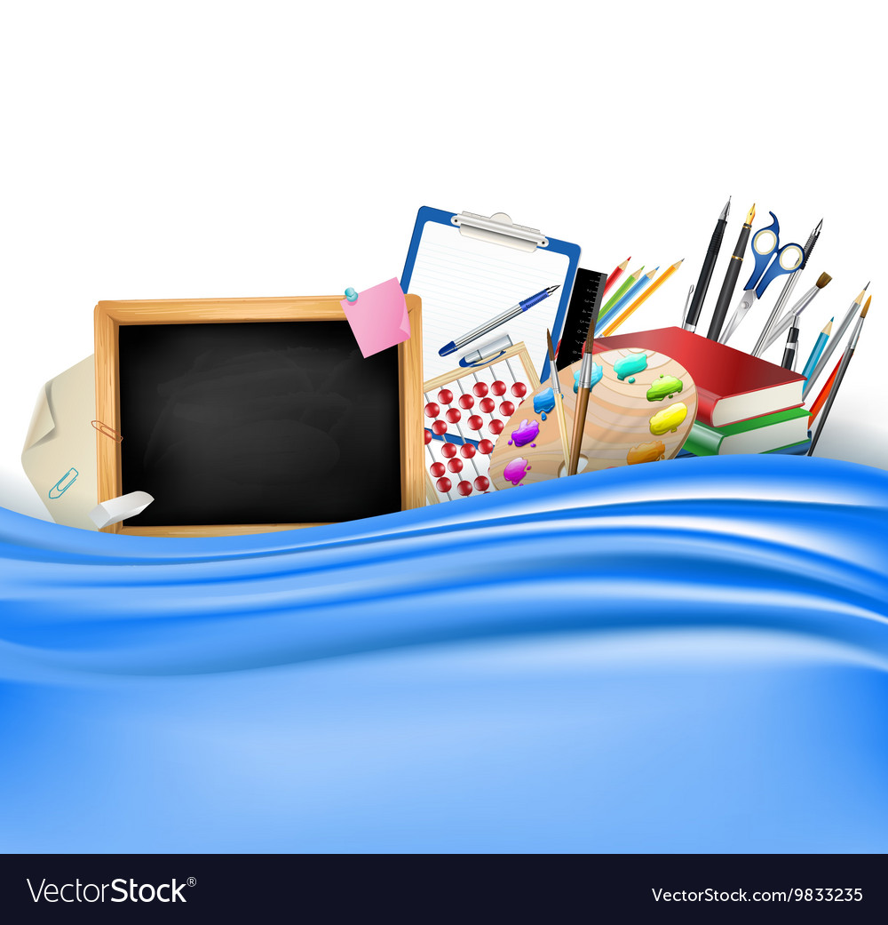 Little blackboard border Royalty Free Vector Image