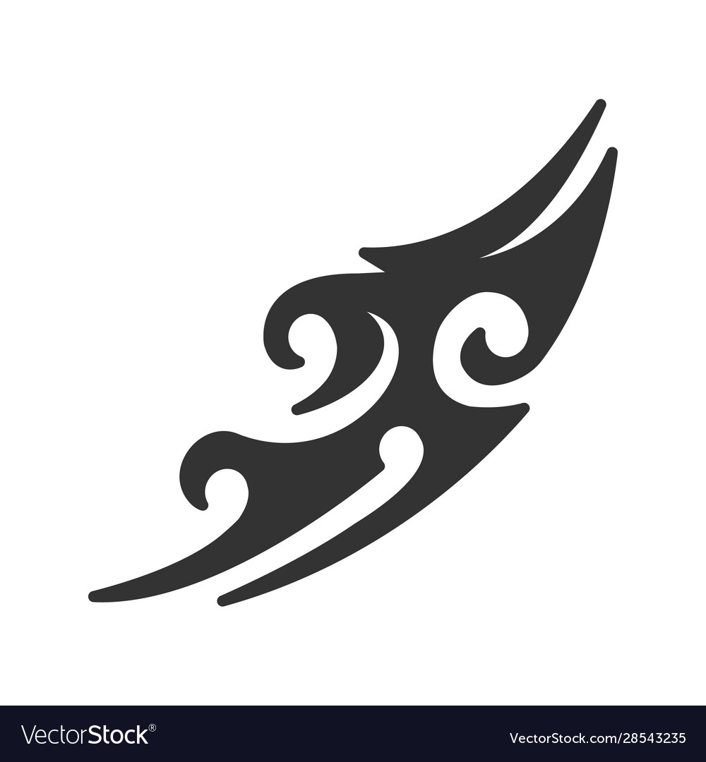 Tattoo image glyph icon Royalty Free Vector Image Tattoo image glyph icon Royalty Free Vector Image