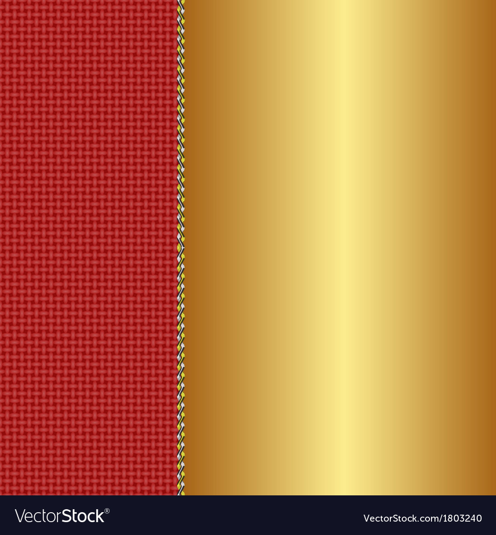 Gold red background with copy space Royalty Free Vector