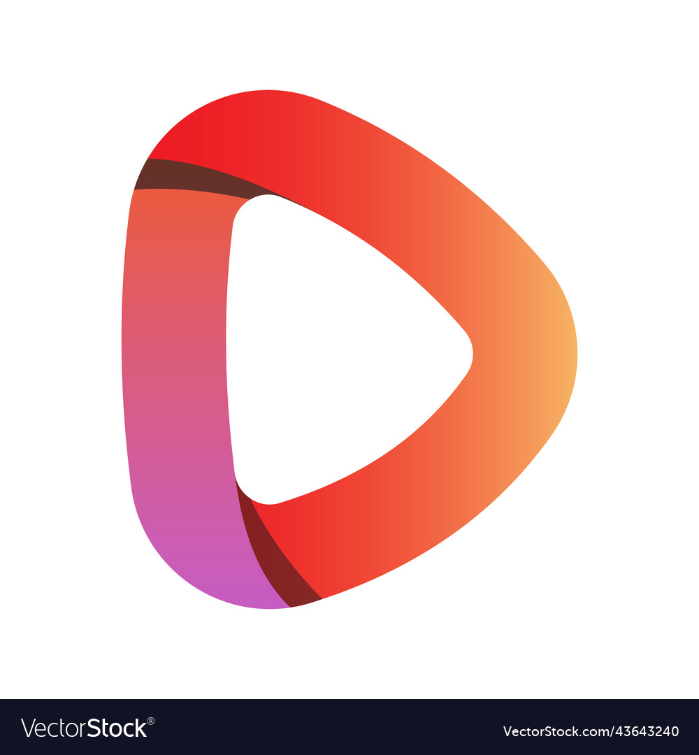 Play logo symbol video or music player