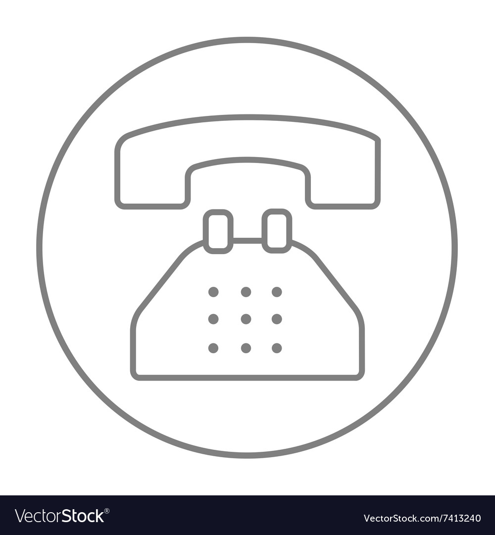 Telephone line icon