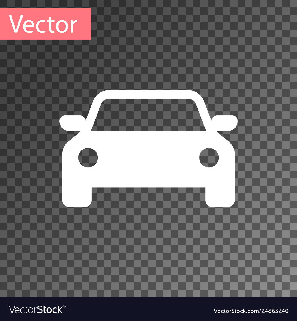 White car icon Royalty Free Vector Image - VectorStock