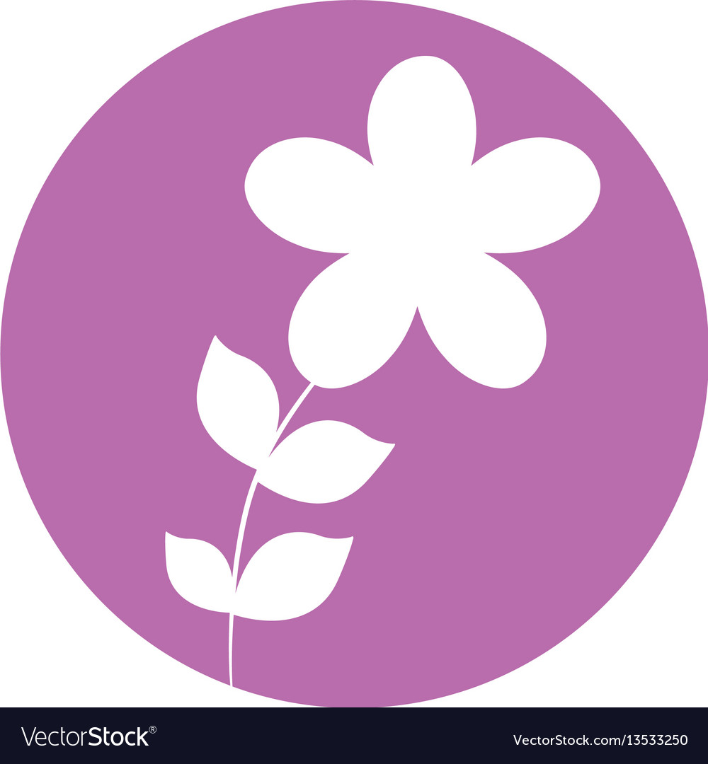 Flower botanical natural icon