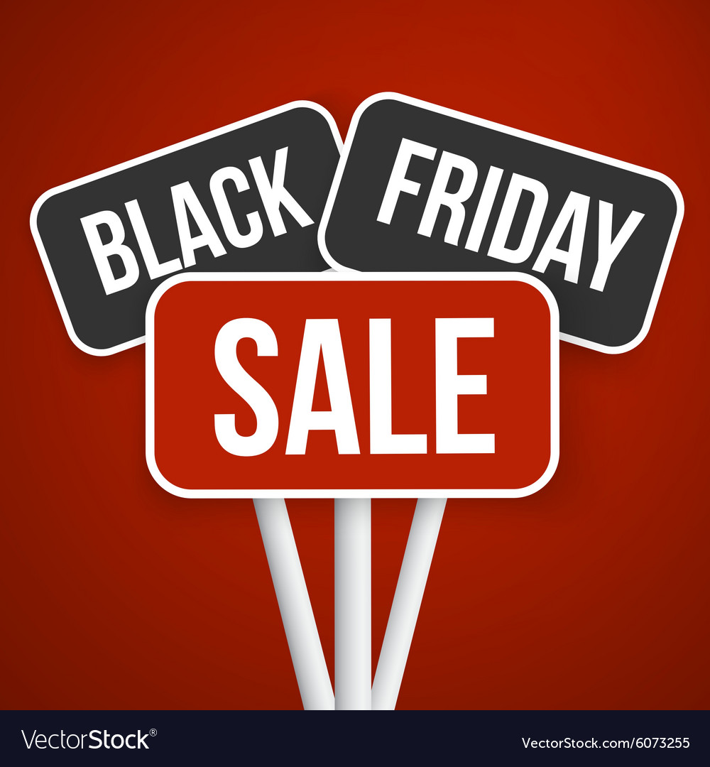 Black friday sale sign november