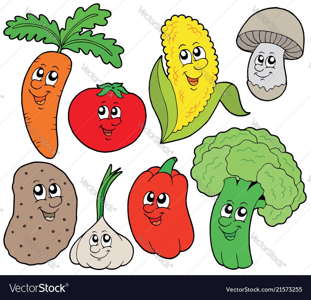 Cartoon vegetable collection 1