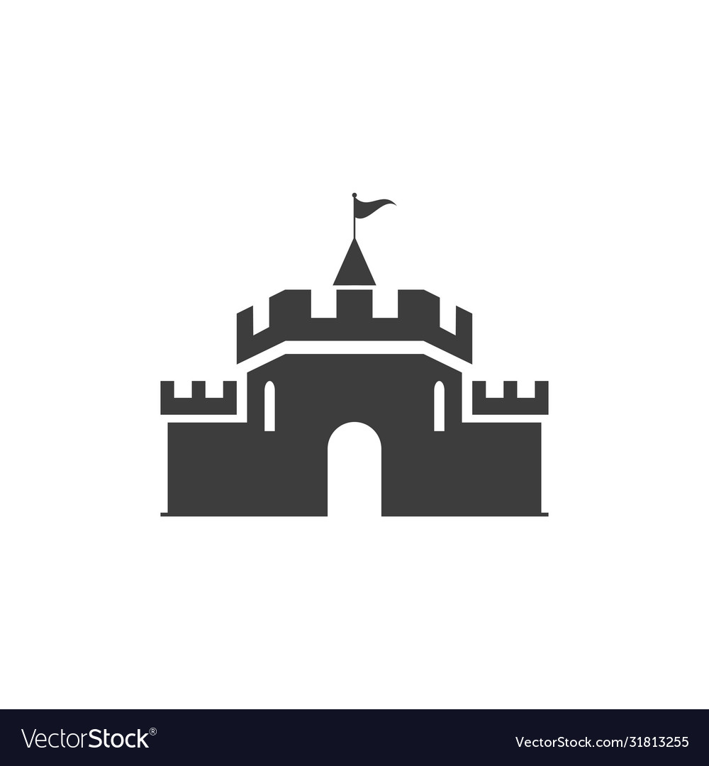 Castle icon Royalty Free Vector Image - VectorStock