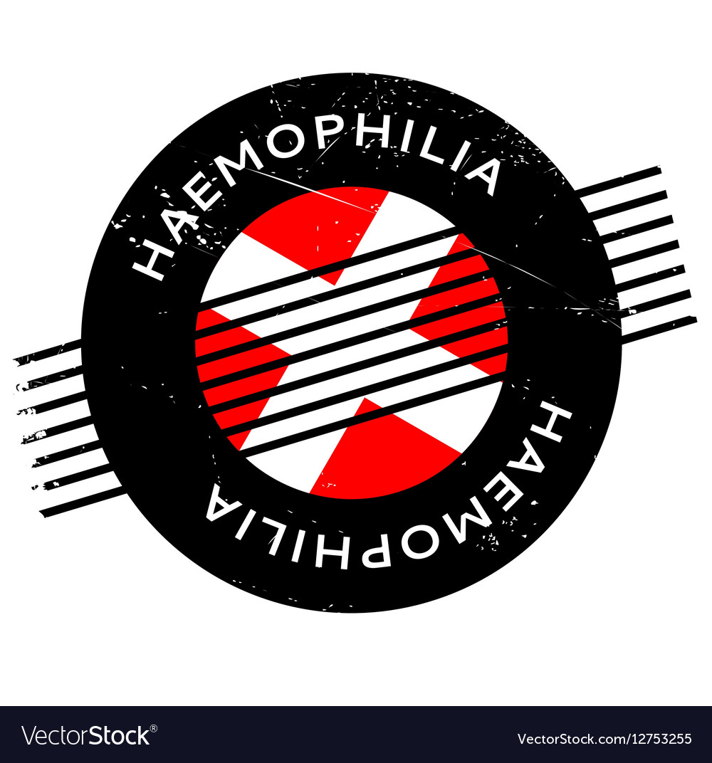 Haemophilia rubber stamp