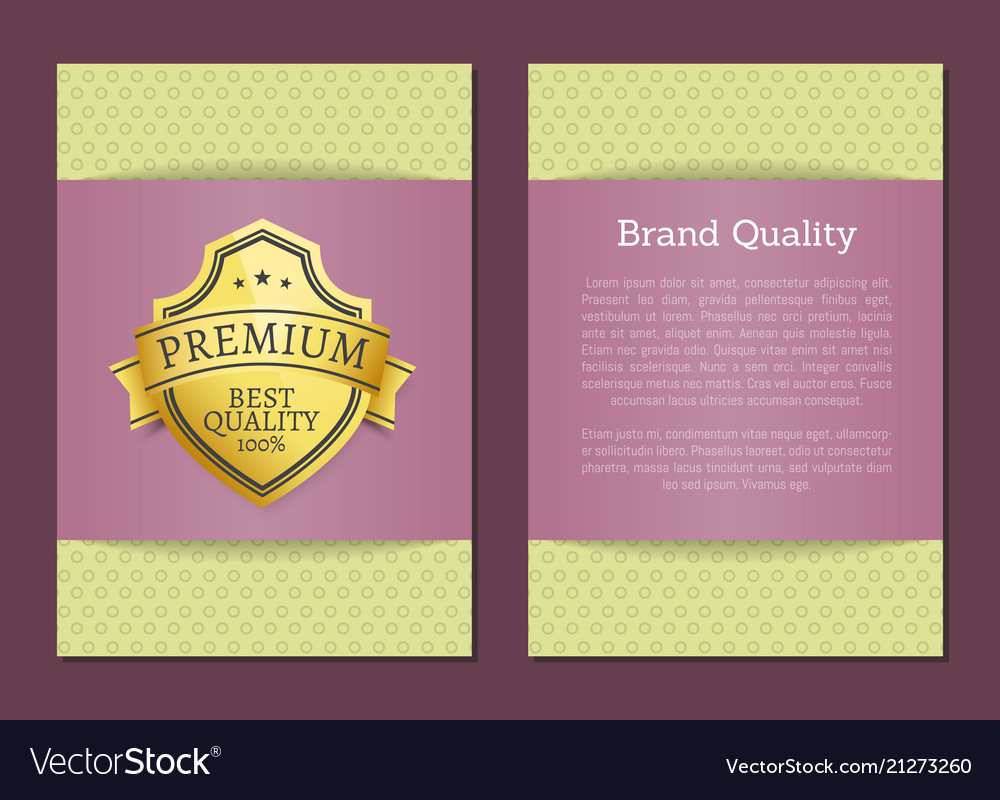 Best quality premium 100 choice exclusive label