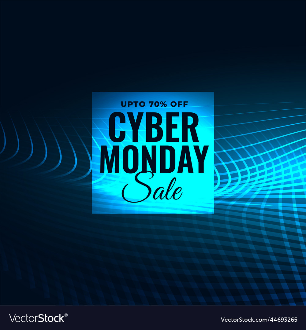 Cyber monday sale Discount rate tech hintergrund