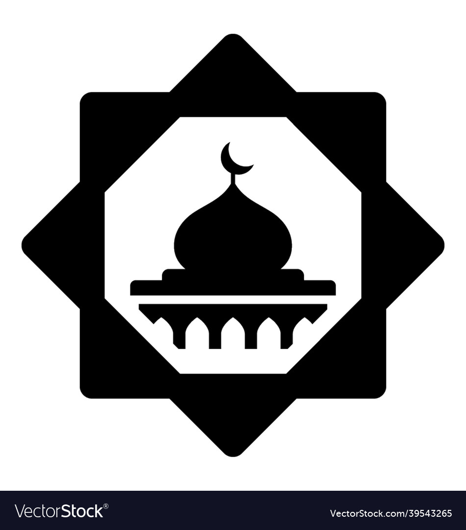 Mosque logo Royalty Free Vector Image - VectorStock