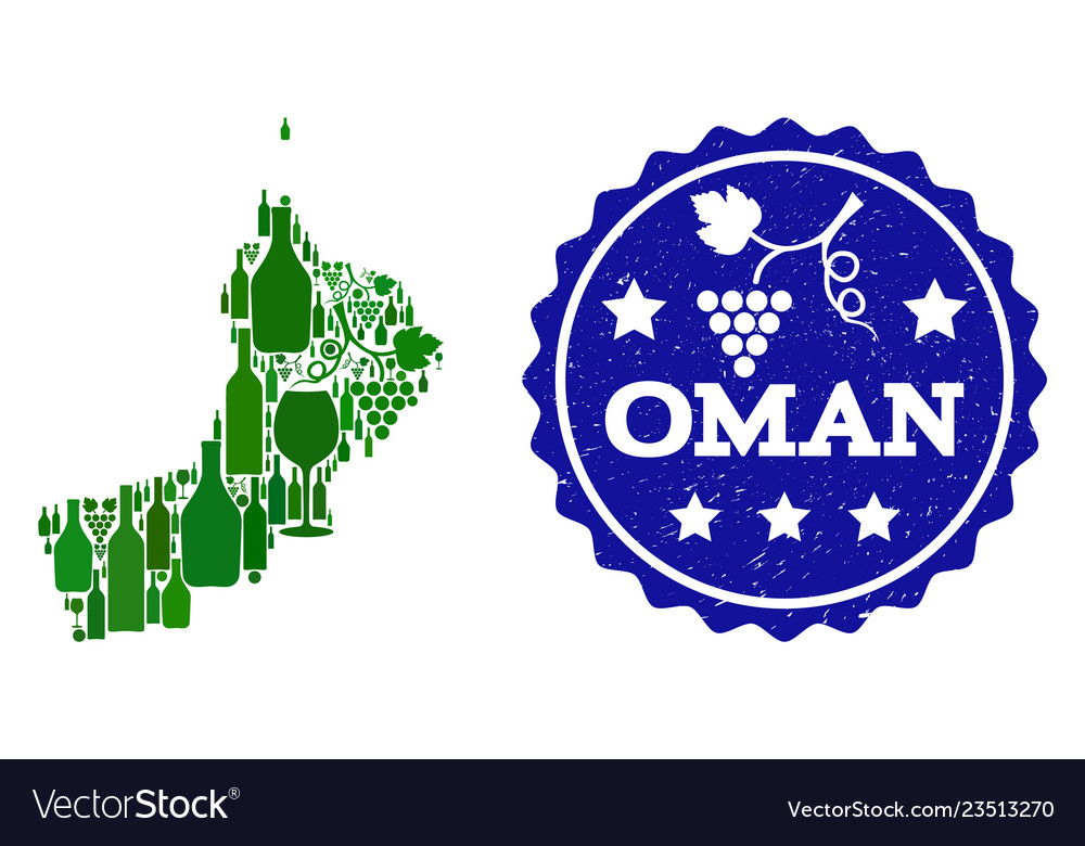 Zusammensetzung der Weinkarte oman und am besten