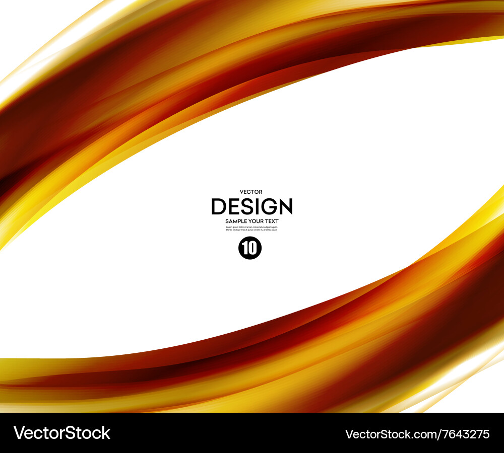 Abstract smooth wave motion Royalty Free Vector Image