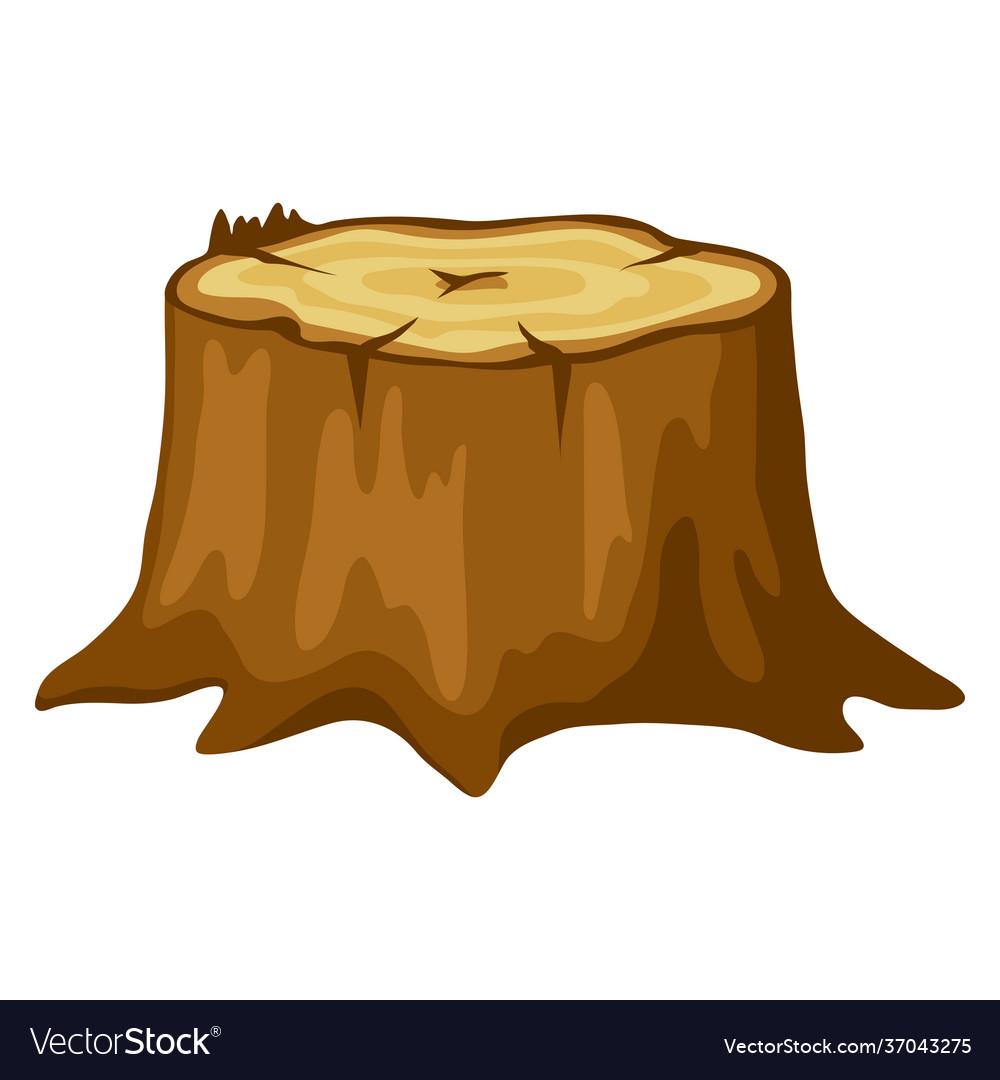 Tree stump adversting image