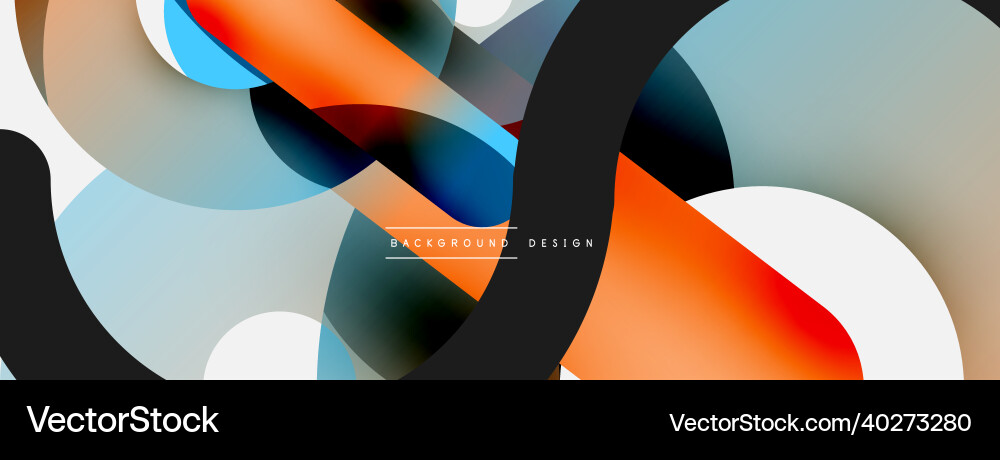 Circle abstract background Royalty Free Vector Image