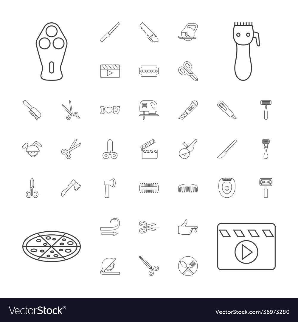 Cut icons