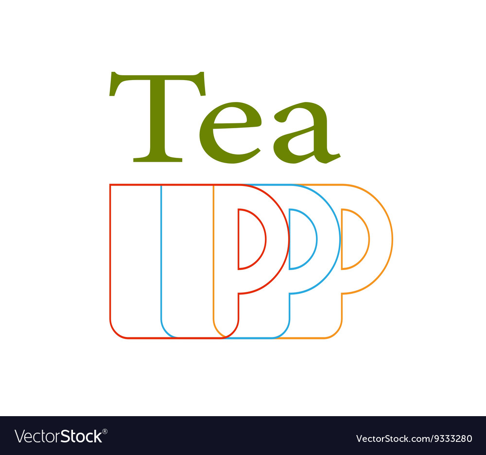 Green Tea Color Royalty Free Vector Image Vectorstock Green Tea Color Vector Image
