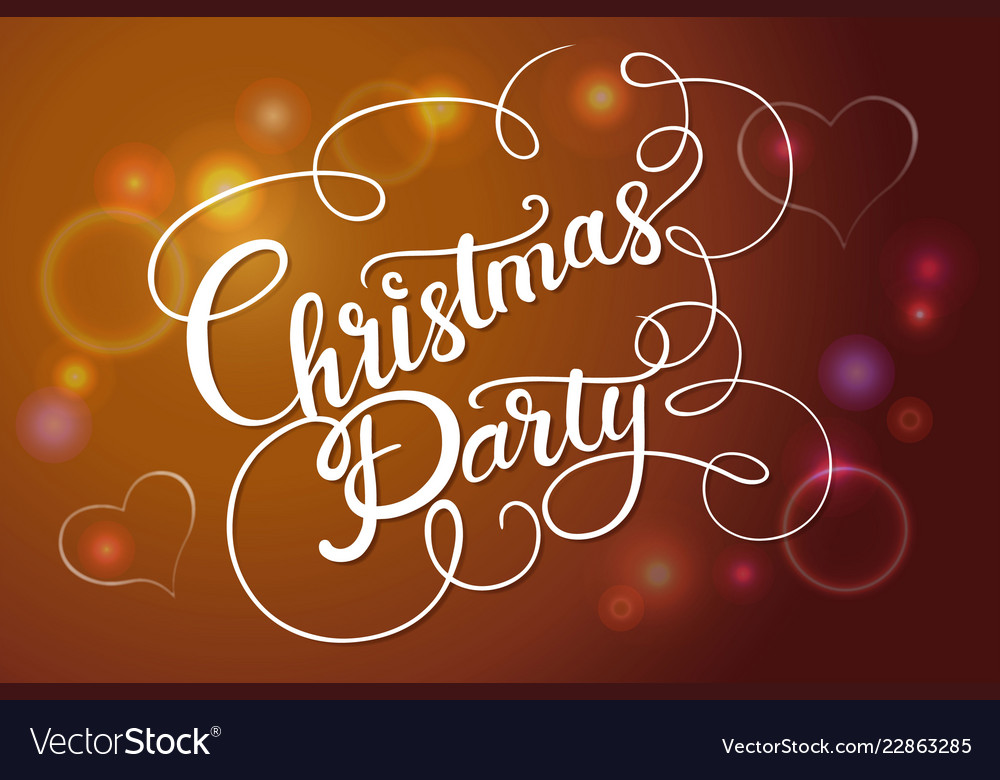 Christmas party banner