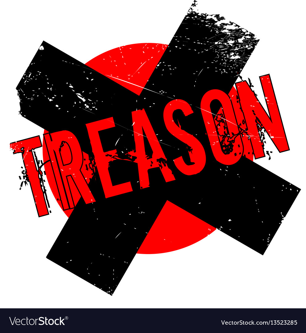 Treason rubber stamp Royalty Free Vector Image