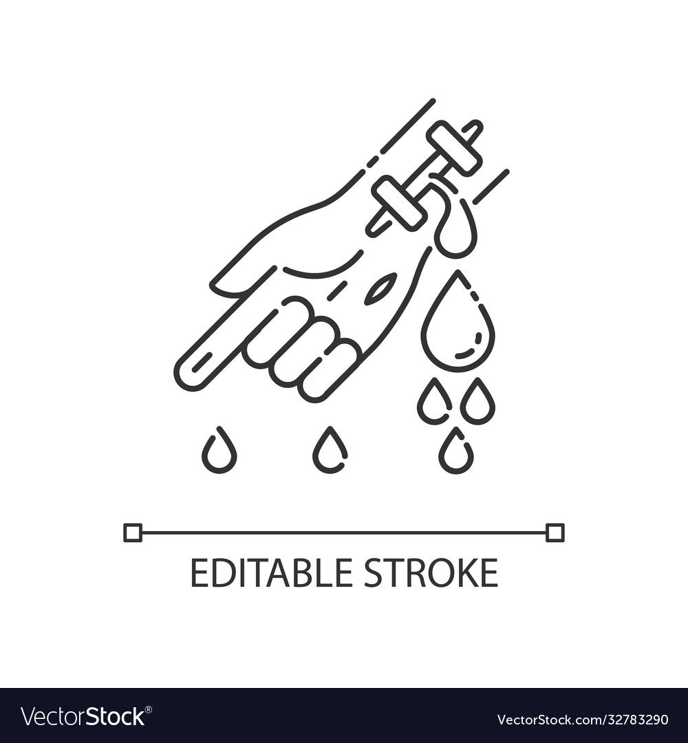 Hemophilia linear icon