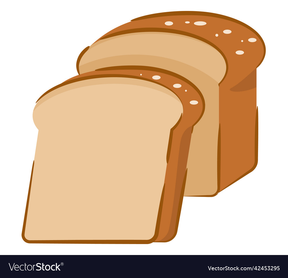 Sliced bread Royalty Free Vector Image - VectorStock