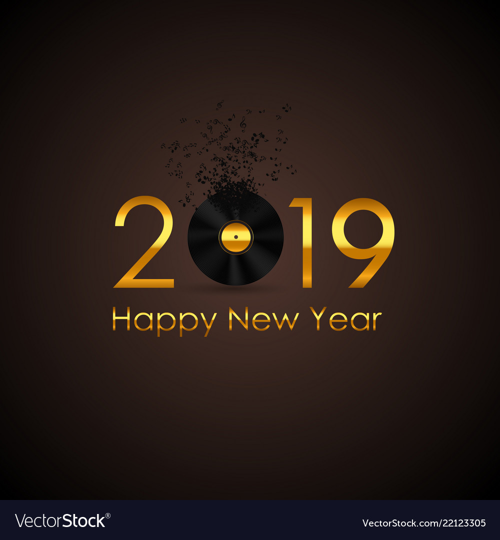 2019 happy new year and marry christmas background