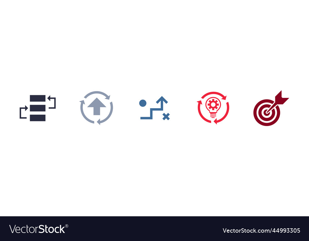 Action Plan Improvement Strategy Implementation Vector Image