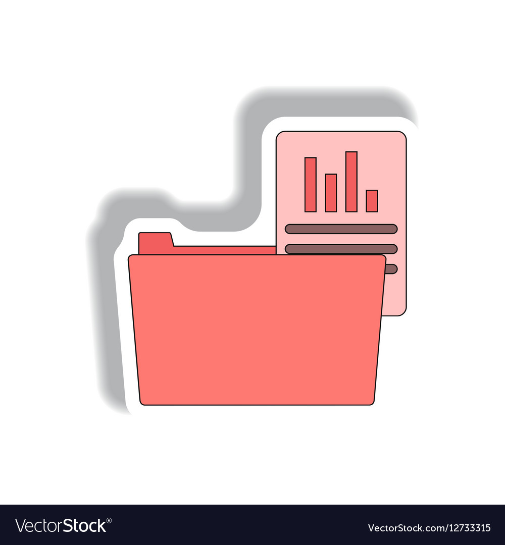Дизайн папки вектор