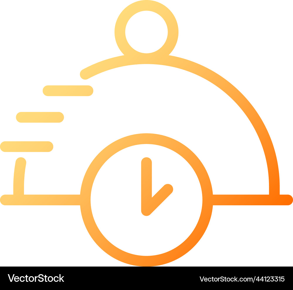 Quick order delivery pixel perfect gradient Vector Image