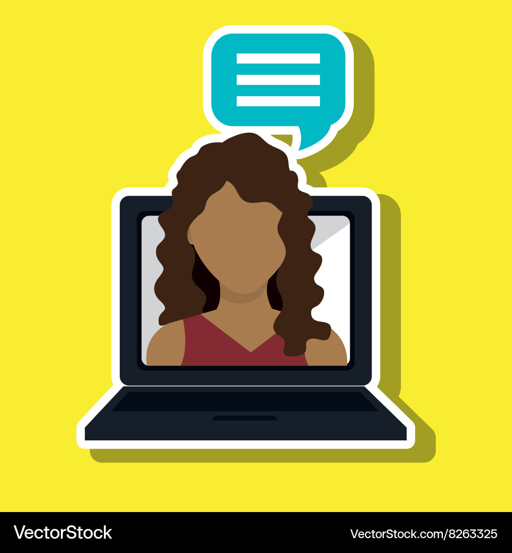 Portable computer design Royalty Free Vector Image