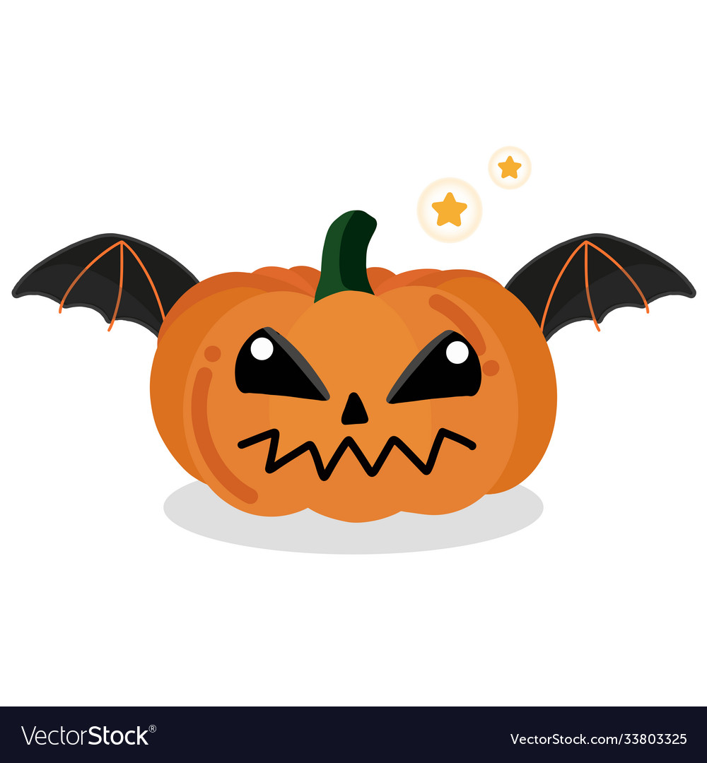 scary jack o lantern cartoon