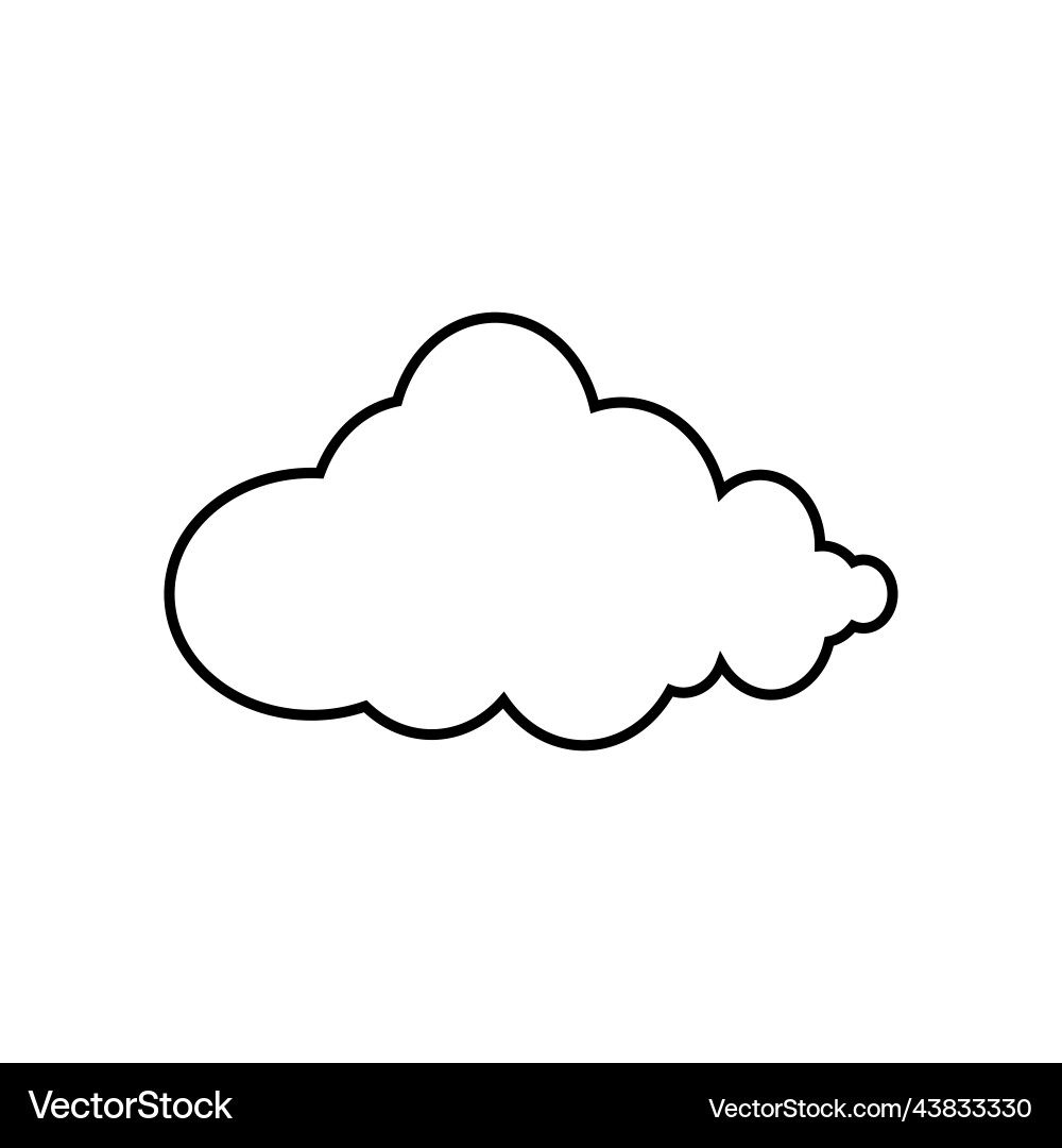 Cloud logo Royalty Free Vector Image - VectorStock