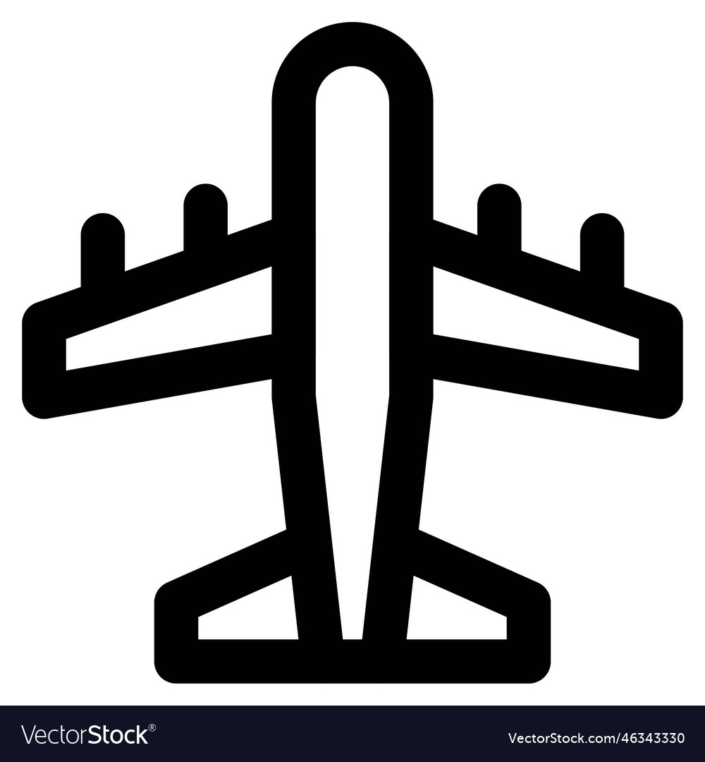 Passenger Airliner A Modern Transport Vehicle Vector Image Passenger Airliner A Modern Transport Vehicle Vector Image