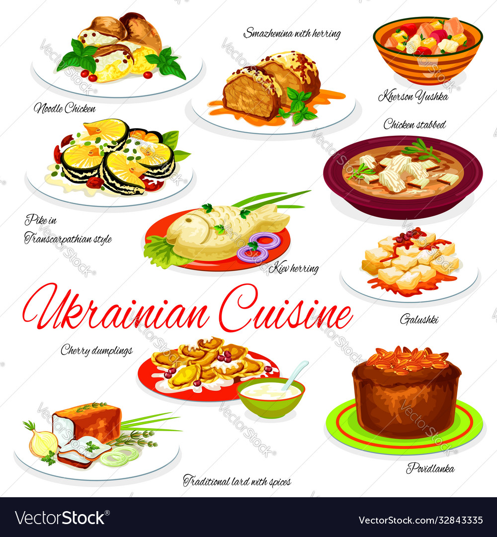 ukraine-food-menu-ukrainian-dishes-meals-vector-image