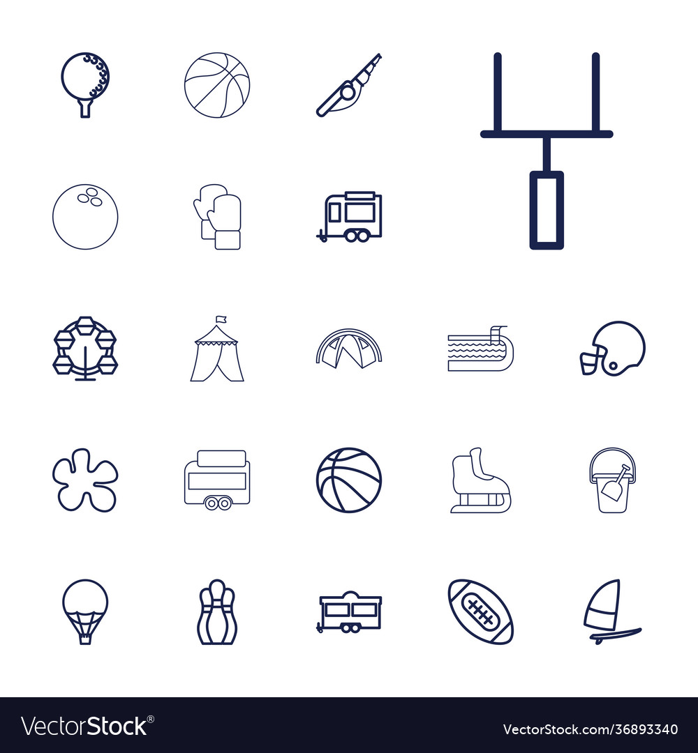 22 recreation icons