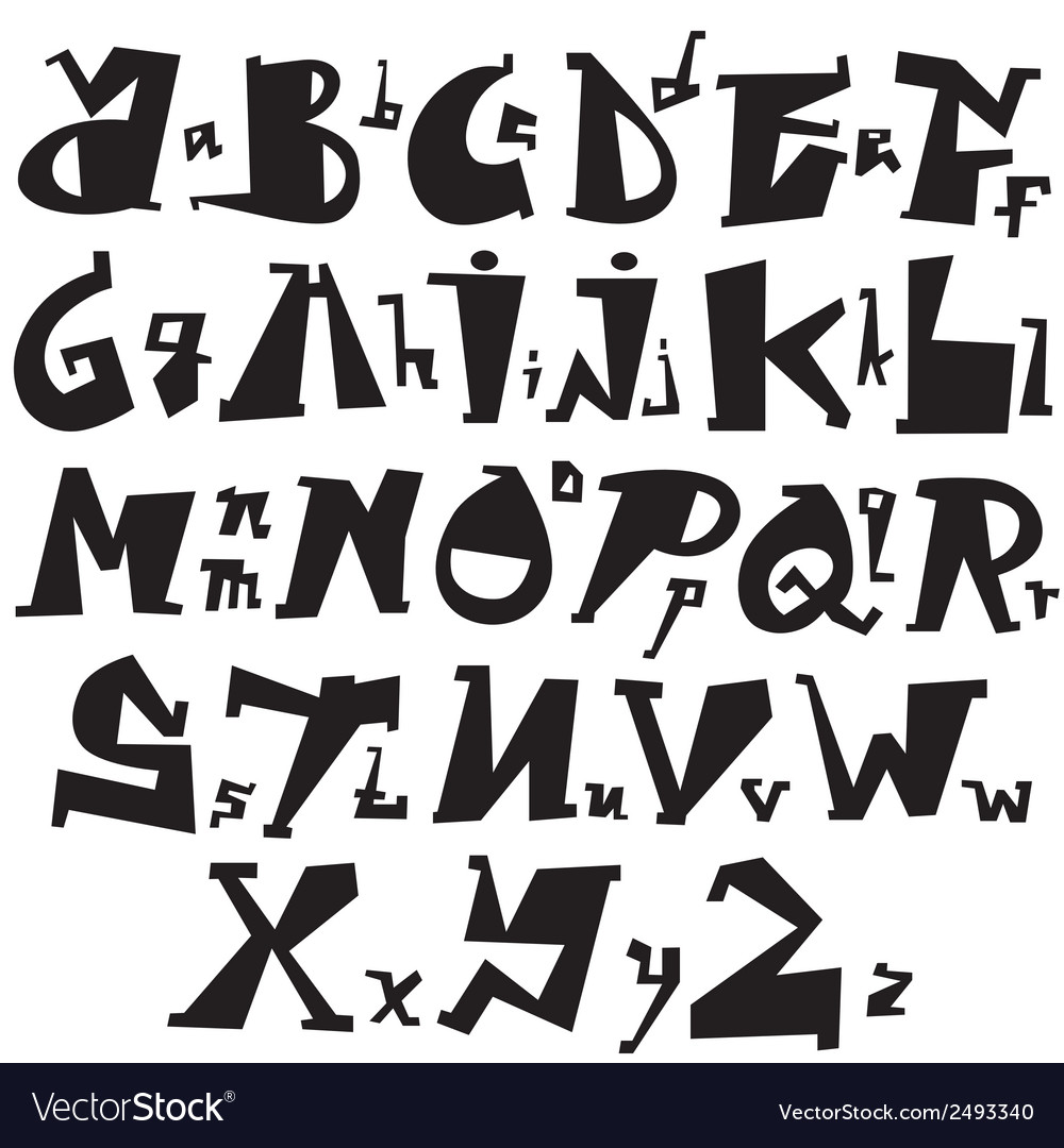 Alphabet Royalty Free Vector Image - VectorStock