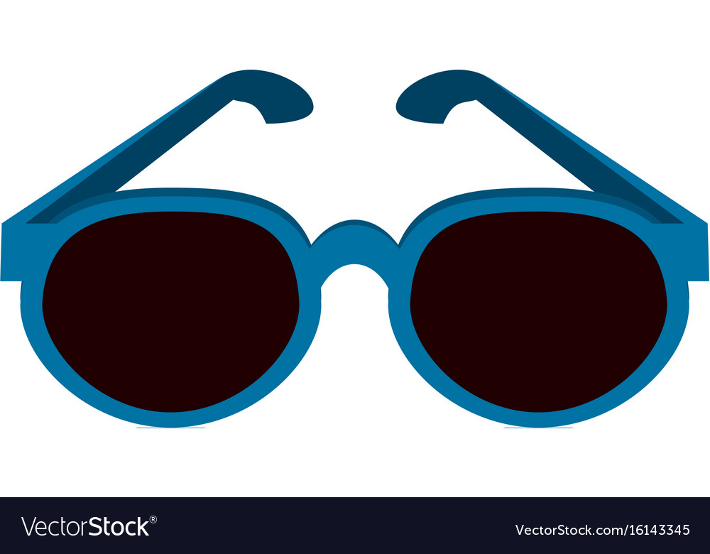 Blue frame sunglasses icon image