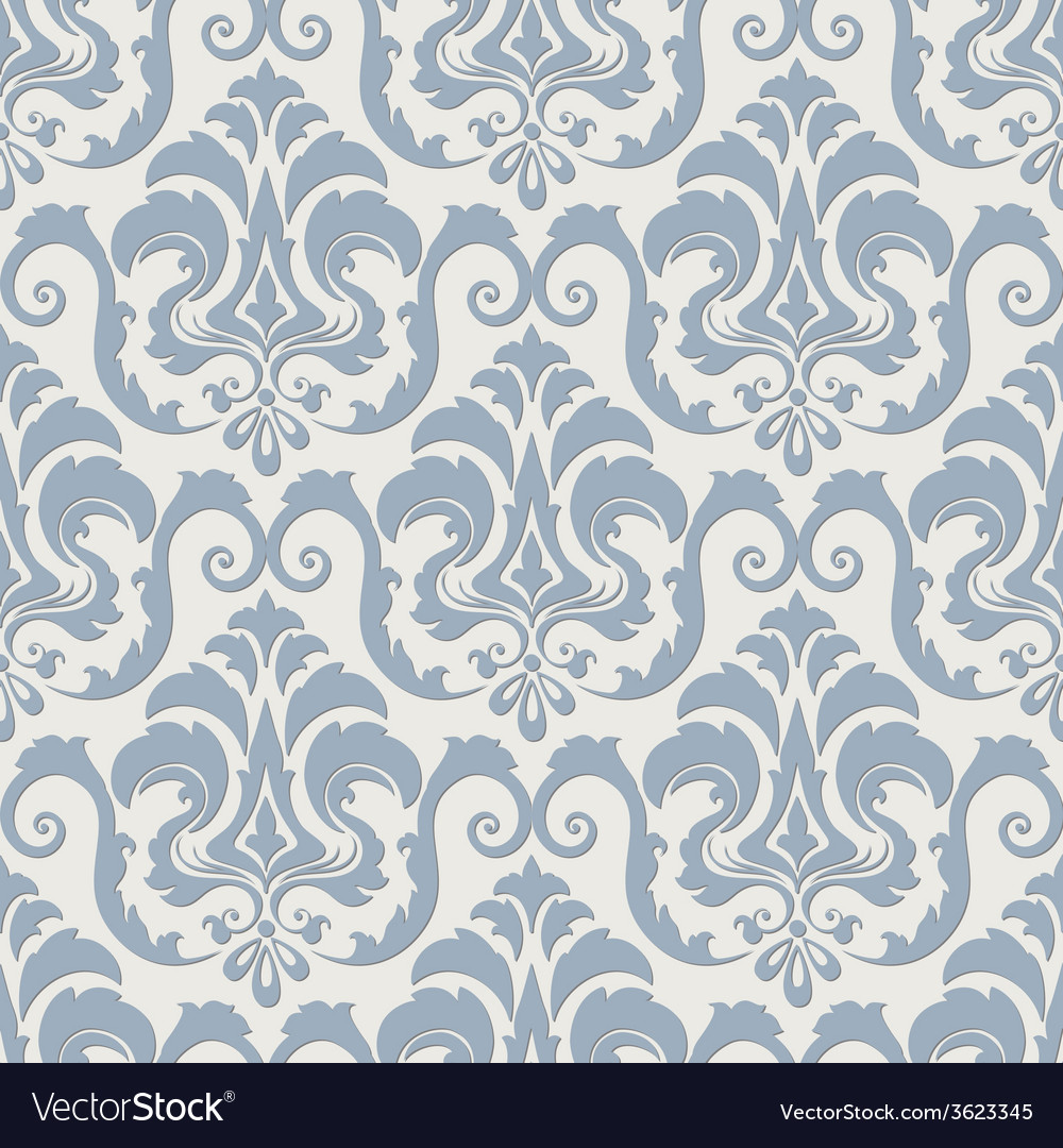 Damask seamless pattern background elegant luxury