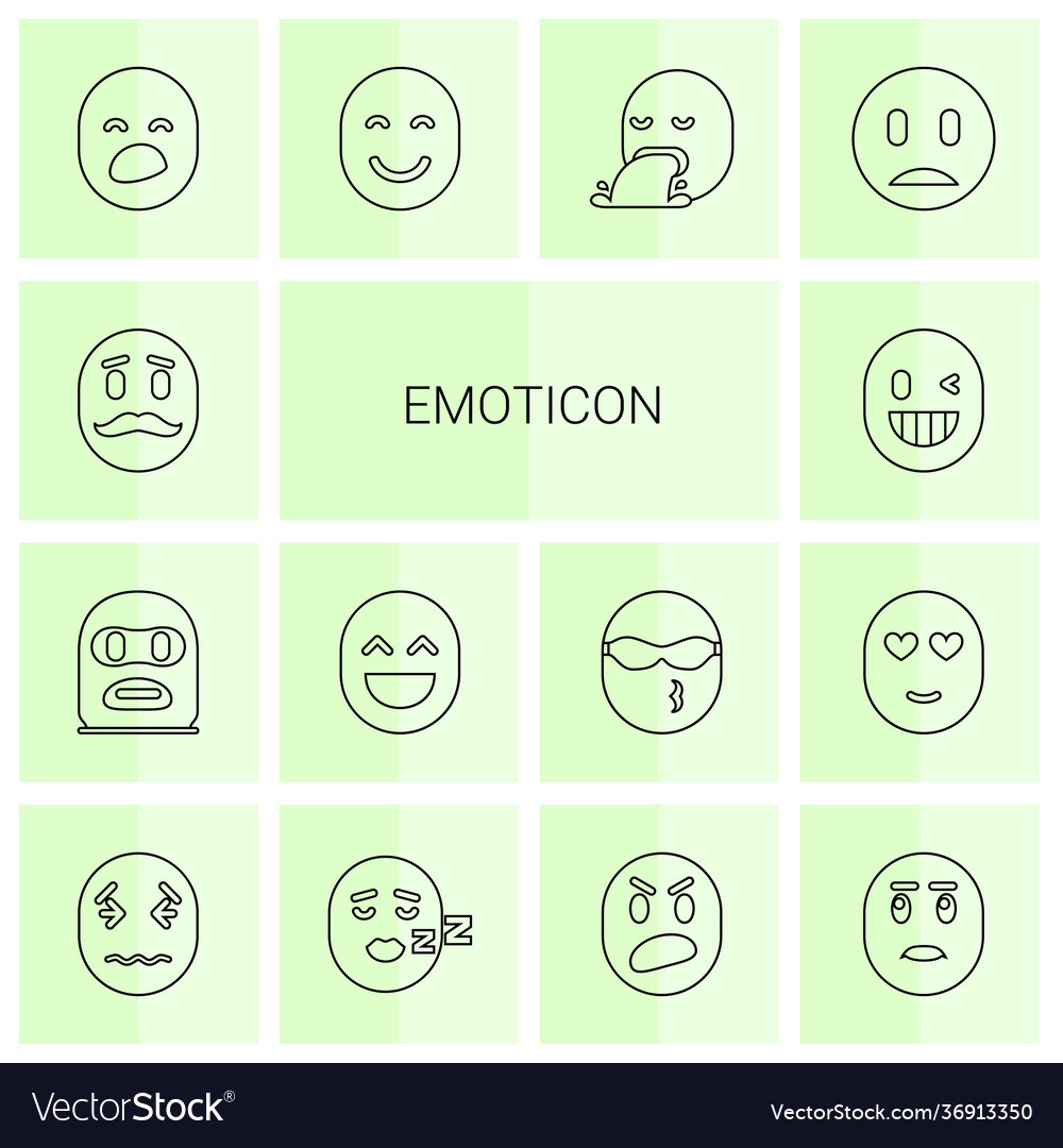 Emoticon icons