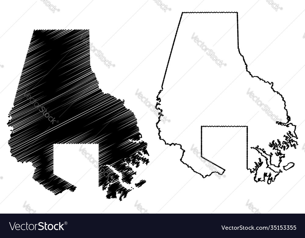 Baltimore county maryland us united states Vector Image